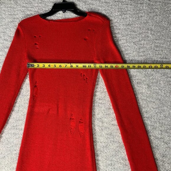 Lovers and Friends Knitted Flare Sleeve Sweater Dress Size S - Picture 4 of 5